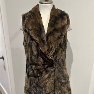 Guillaume Oversized  Faux Fur Vest